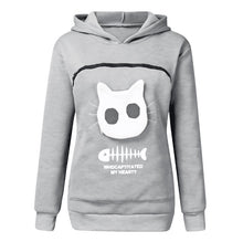 Load image into Gallery viewer, Cat print hoodie