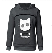 Load image into Gallery viewer, Cat print hoodie