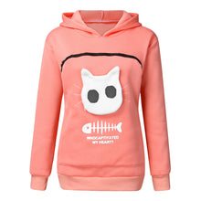 Load image into Gallery viewer, Cat print hoodie