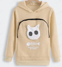 Load image into Gallery viewer, Cat print hoodie