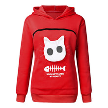 Load image into Gallery viewer, Cat print hoodie